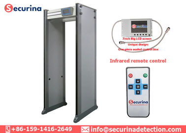 IP65 Weather Proof Walk Through Security Screeners Equipment 45 Multi Zone Detection