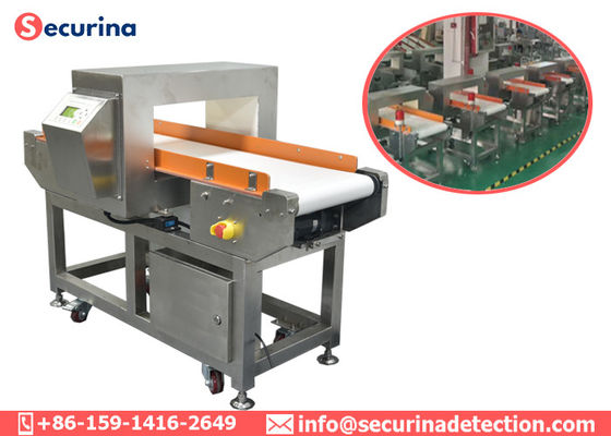 दोहरी सिग्नल डिस्प्ले औद्योगिक मेटल डिटेक्टर बेल्ट कन्वेयर सभी धातुओं का पता लगाता है