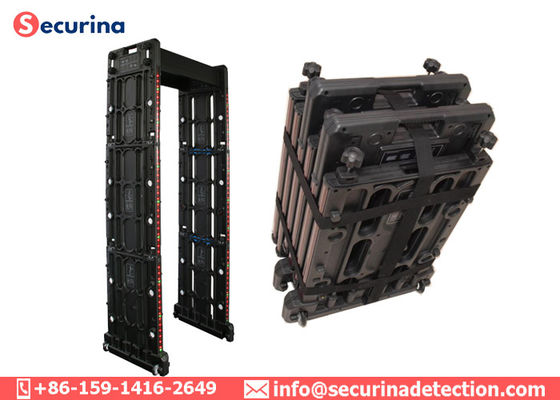 मेटल डिटेक्टर सुरक्षा खतरों के माध्यम से लाइटवेट पास डिटेक्शन वेपन सर्चिंग