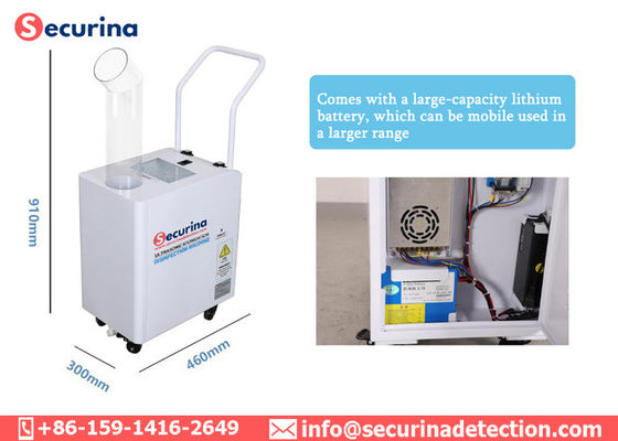 110V/220V 60HZ/50HZ फॉगिंग कीटाणुशोधन उपकरण 99.9% कीटाणुओं को मारता है